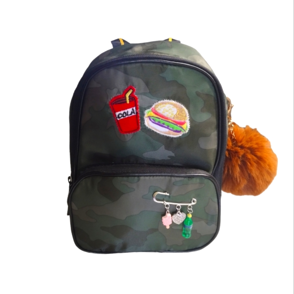 Emoji Camo Custom Mini Backpack